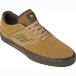 EMERICA THE LOW VULC SHOES TAN BROWN - Image 2