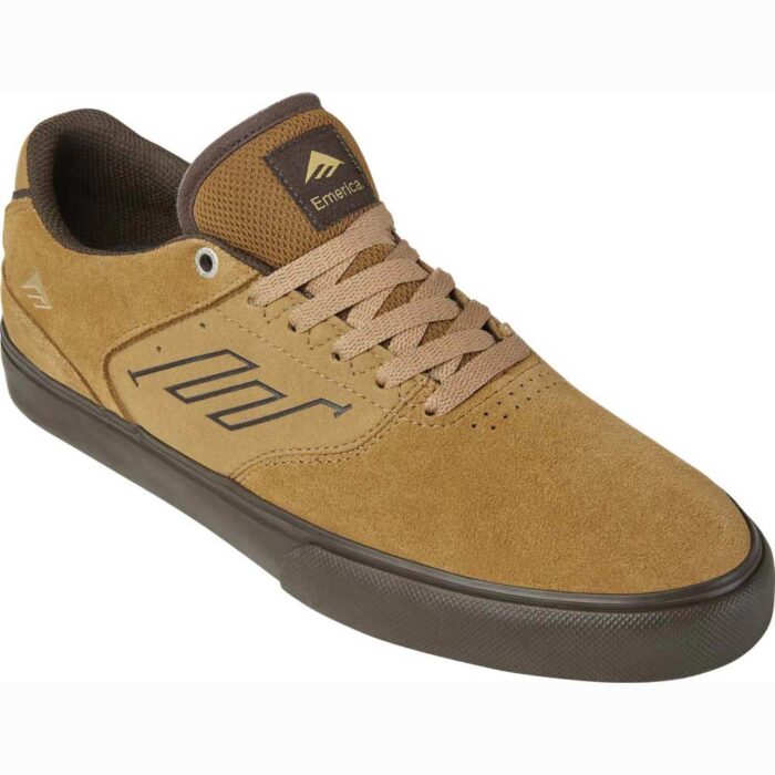 EMERICA THE LOW VULC SHOES TAN BROWN - Image 2