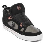 ETNIES AGRON SHOES BLACK GREY - Image 2