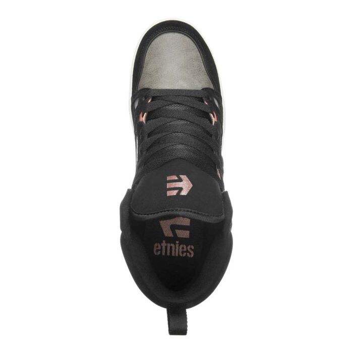 ETNIES AGRON SHOES BLACK GREY - Image 3