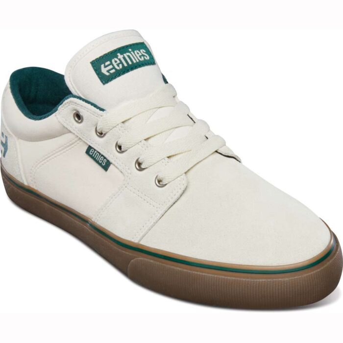 ETNIES BARGE LS SHOES WHITE GUM - Image 2