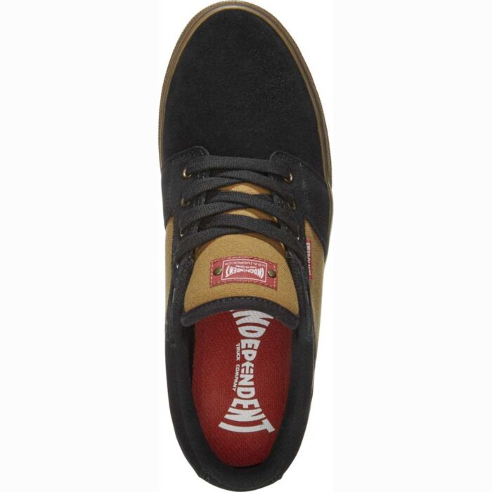 ETNIES BARGE LS X INDEPENDENT SHOES BLACK BROWN - Image 3