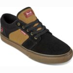 ETNIES BARGE LS X INDEPENDENT SHOES BLACK BROWN - Image 2