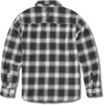 ETNIES DOOMED FLANNEL SHIRT BLACK WHITE - Image 2