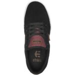 ETNIES KIDS BARGE LS SHOES BLACK RED - Image 3