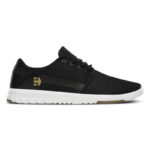 ETNIES SCOUT SHOES BLACK WHITE GUM