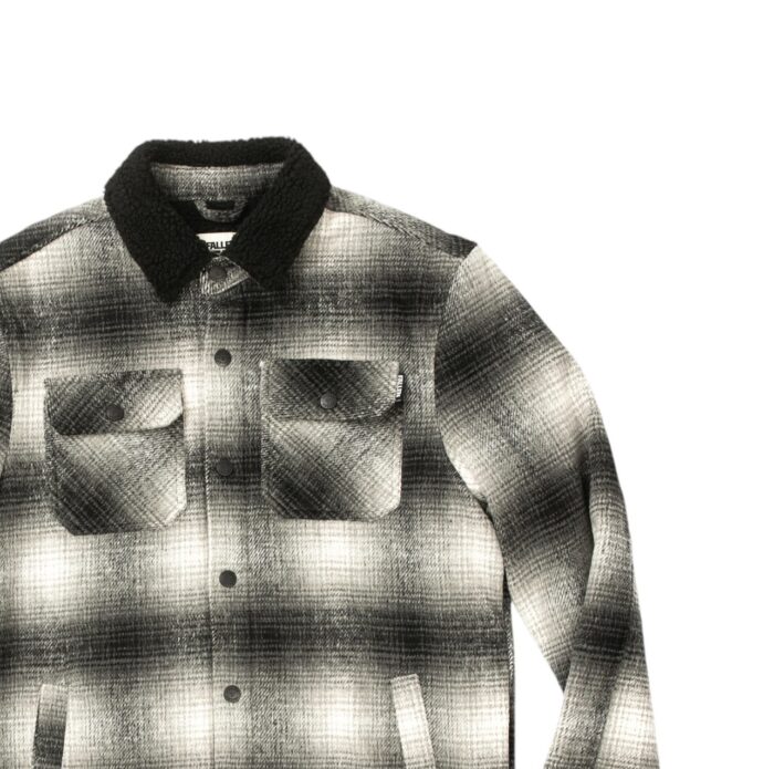 FALLEN LAMB JACKET BLACK GREY - Image 3