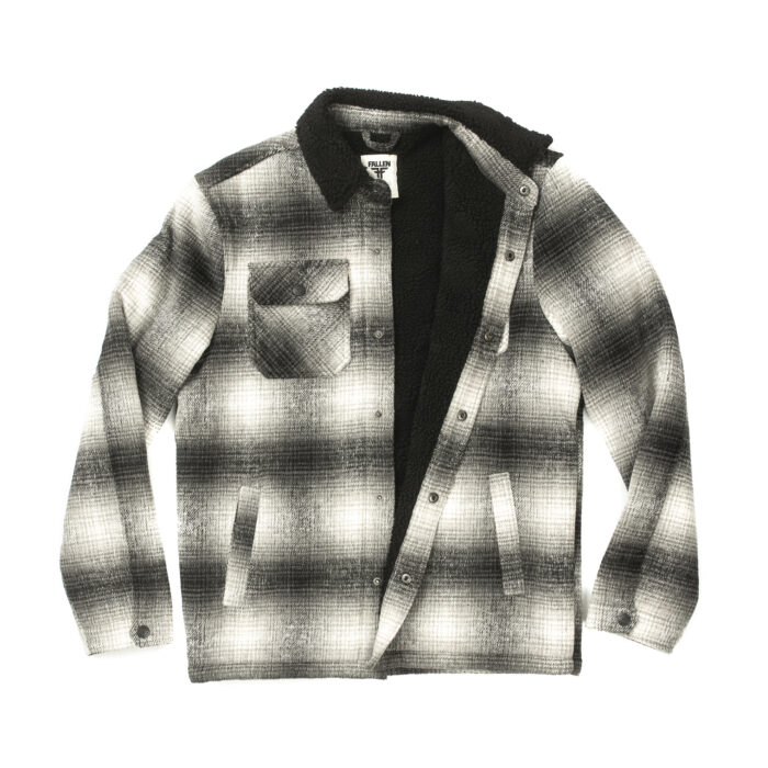 FALLEN LAMB JACKET BLACK GREY - Image 2