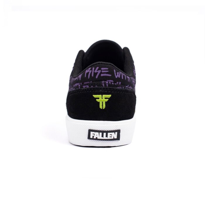 FALLEN PATRIOT YOUTH SHOES RWTF BLACK PLUM GREEN - Image 3