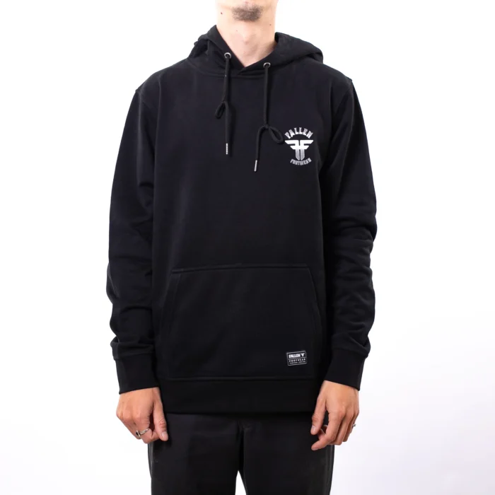 FALLEN PEACE AND WAR HOODIE BLACK - Image 3