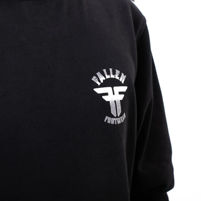 FALLEN PEACE AND WAR HOODIE BLACK - Image 5
