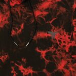 FALLEN TWIST BATIK HOODIE RED BLACK - Image 2