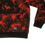 FALLEN TWIST BATIK HOODIE RED BLACK - Image 3