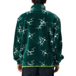 HUF QUAKE SHERPA QUARTER ZIP FLEECE FOREST GREEN - Image 4