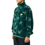 HUF QUAKE SHERPA QUARTER ZIP FLEECE FOREST GREEN - Image 5