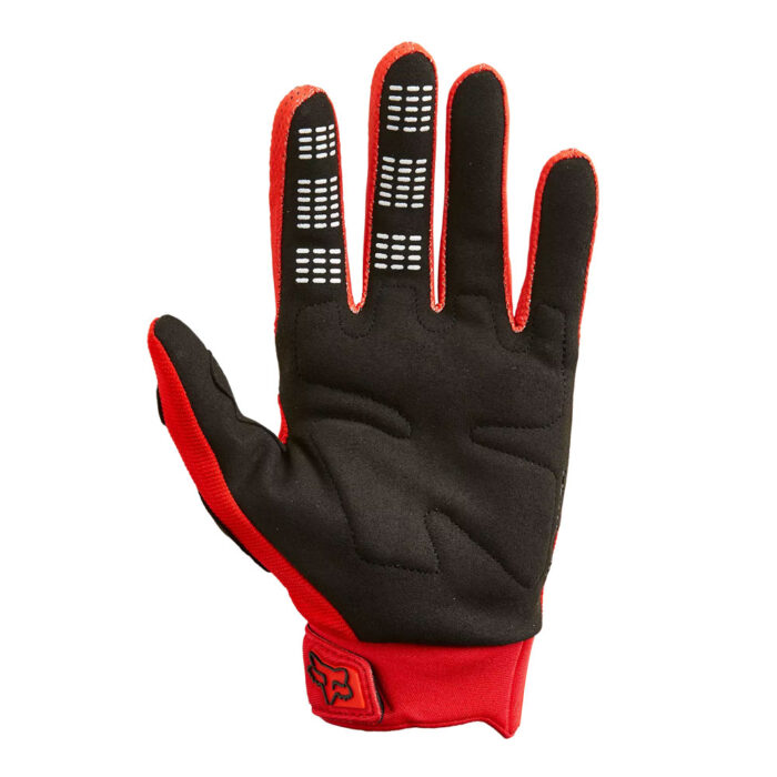 FOX DIRTPAW GLOVES FLO RED - Image 2