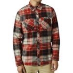 FOX GRAINZ UTILITY SHIRT RED CLAY