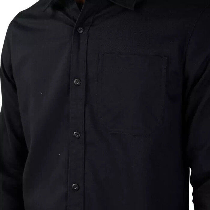 FOX LEVEL UP WOVEN SHIRT BLACK - Image 3