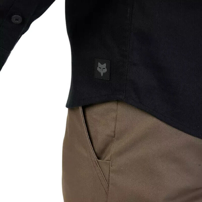 FOX LEVEL UP WOVEN SHIRT BLACK - Image 4