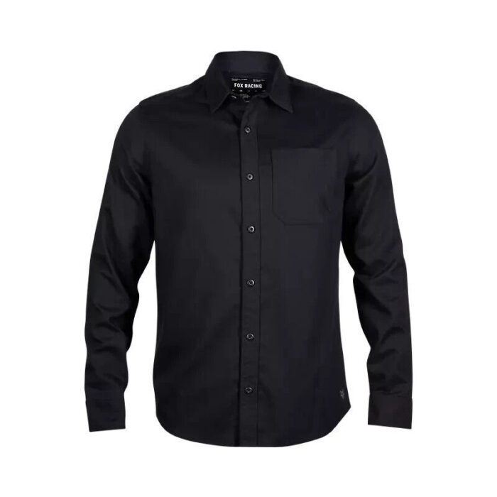 FOX LEVEL UP WOVEN SHIRT BLACK - Image 6