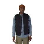 FOX SOURCE SHERPA VEST JACKET BLACK - Image 2
