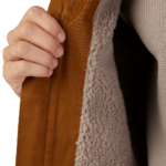 FOX SOURCE SHERPA VEST JACKET NUTMEG BROWN - Image 8