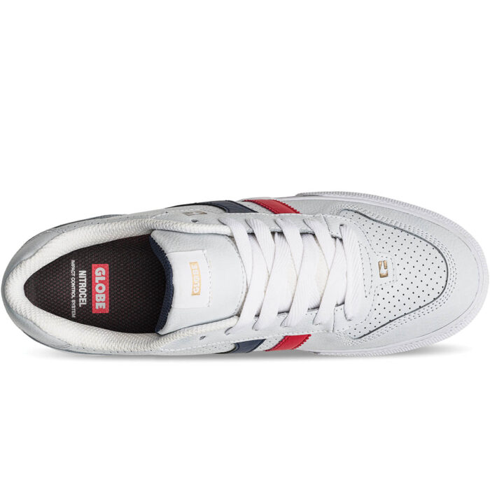 GLOBE ENCORE 2 SHOES WHITE BLUE RED - Image 2