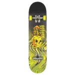 GLOBE G1 NATURE WALK COMPLETE SKATEBOARD BLACK TOXIC 8.125