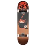 GLOBE G2 ON THE BRINK COMPLETE SKATEBOARD DUMPSTER FIRE 8.25