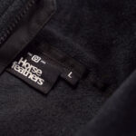 HORSEFEATHERS MADOG FLEECE SWEATSHIRT BLACK - Image 4
