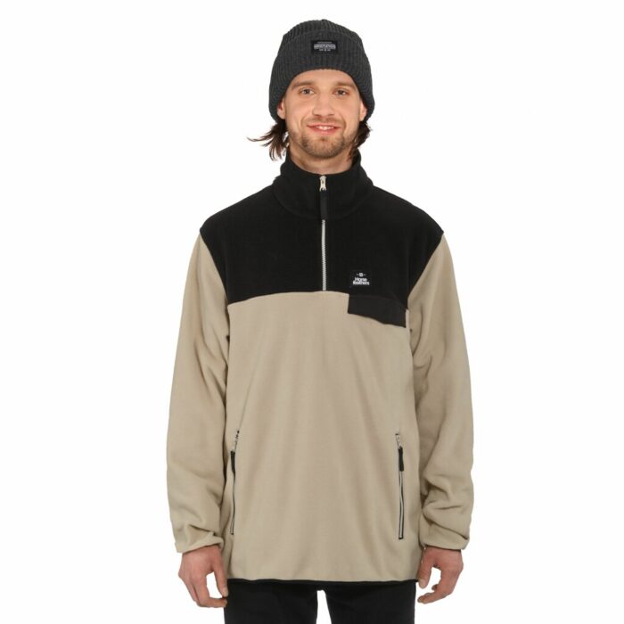 HORSEFEATHERS MADOG FLEECE SWEATSHIRT DESERT - Image 3