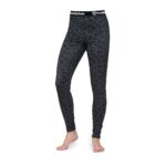 HORSEFEATHERS MIRRA WOMEN THERMAL PANT BLACK CHEETAH