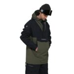 HORSEFEATHERS SPENCER SNOW JACKET BLACK GRAPE LEAF - Image 3