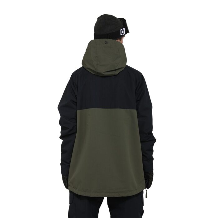 HORSEFEATHERS SPENCER SNOW JACKET BLACK GRAPE LEAF - Image 4