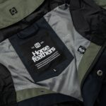 HORSEFEATHERS SPENCER SNOW JACKET BLACK GRAPE LEAF - Image 7