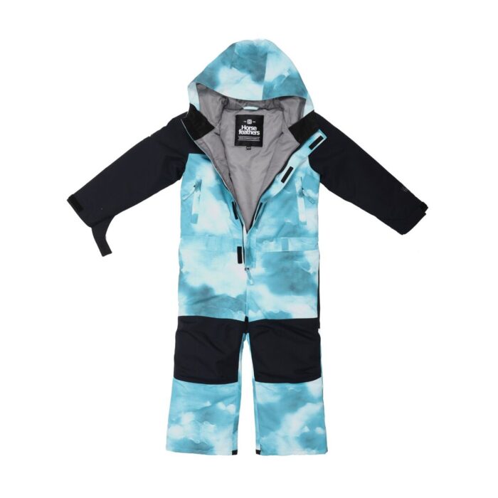 HORSEFEATHERS SPIRIT ONE PIECE KIDS SNOW SUIT AQUARELL - Image 4