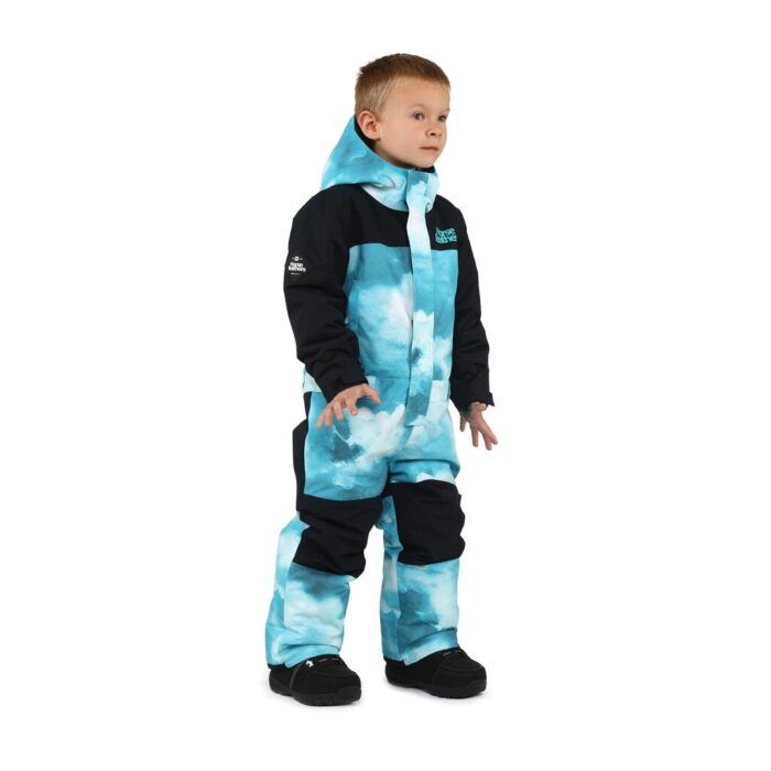 HORSEFEATHERS SPIRIT ONE PIECE KIDS SNOW SUIT AQUARELL - Image 3