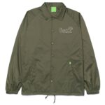 HUF DROP OUT COACHES JACKET FOREST GREEN