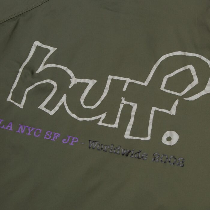 HUF DROP OUT COACHES JACKET FOREST GREEN - Image 5