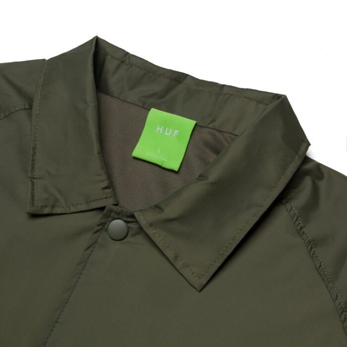 HUF DROP OUT COACHES JACKET FOREST GREEN - Image 6