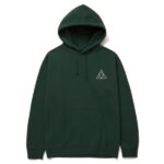 HUF ESSENTIALS TRIPLE TRIANGLE HOODIE FOREST GREEN