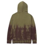 HUF HARTFORD TIEDYE HOODIE OLIVE - Image 2
