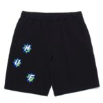 HUF INFINITY JEWEL FLEECE SHORT BLACK