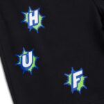 HUF INFINITY JEWEL FLEECE SHORT BLACK - Image 3