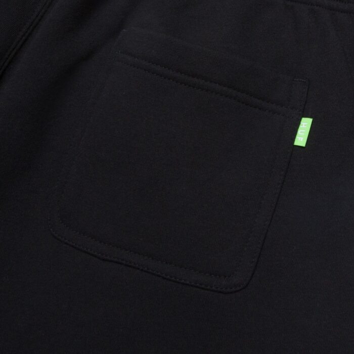 HUF INFINITY JEWEL FLEECE SHORT BLACK - Image 4