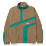 HUF RANGE QUARTER ZIP POLAR FLEECE OLIVE