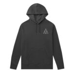HUF ESSENTIALS TRIPLE TRIANGLE HOODIE BLACK