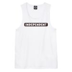INDEPENDENT BAR LOGO VEST WHITE