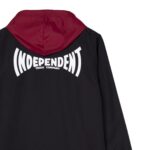 INDEPENDENT SPAN HOODED WINDBREAKER BLACK - Image 4