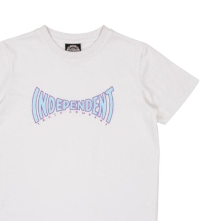 INDEPENDENT YOUTH SPANNING T-SHIRT WHITE - Image 2